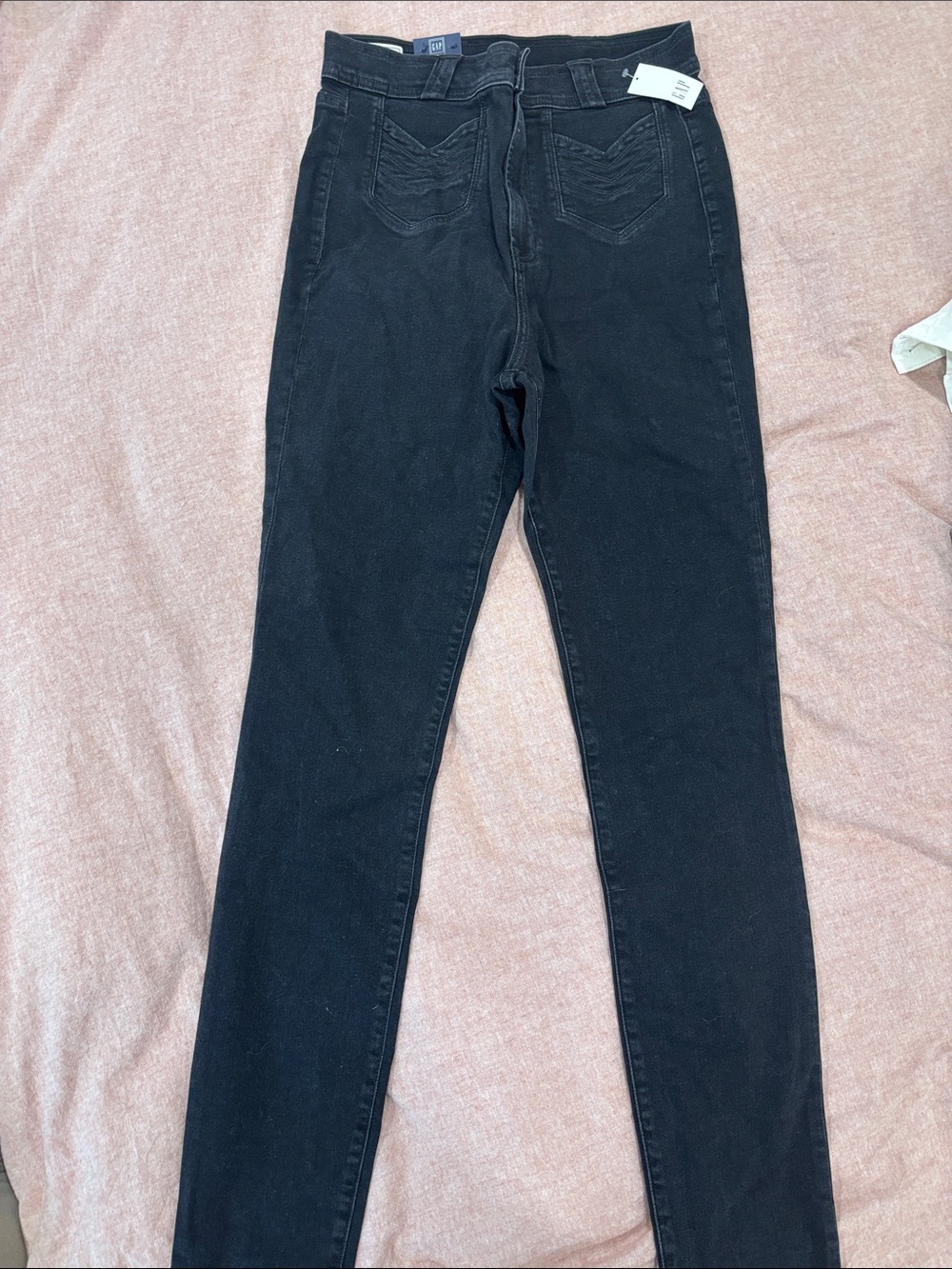 GAP Black High-Rise Skinny Jeans